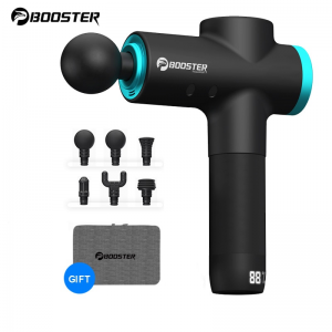 BOOSTER M2-12V LCD Display Massage Gun Professional Deep Muscle Massager Pain Relief Body Relaxation Facial Gun Fitness